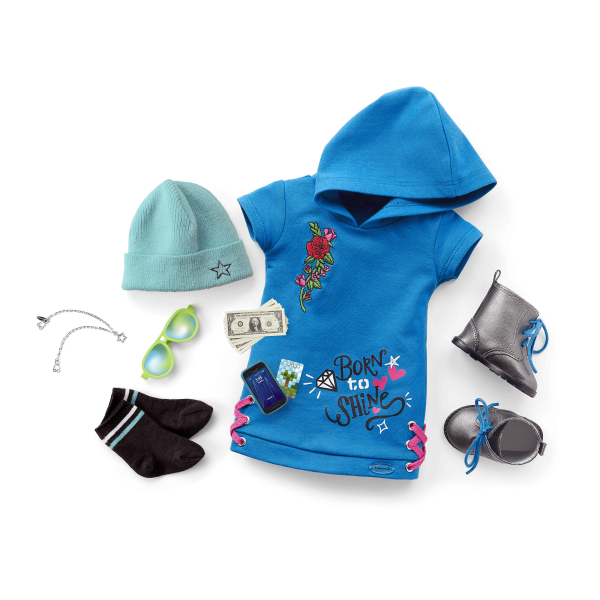 Truly Me™ Doll #90 in Skater Dress + Chic & Stylish Accessories