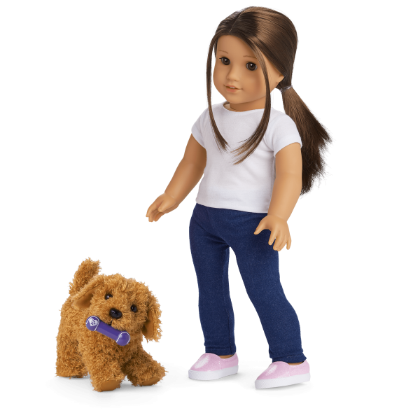 Daffodil Doodle™ Dog for 18-inch Dolls & Fancy Pet Fashion Accessories