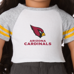 American Girl® x NFL Arizona Cardinals Fan Tee for 18-inch Dolls