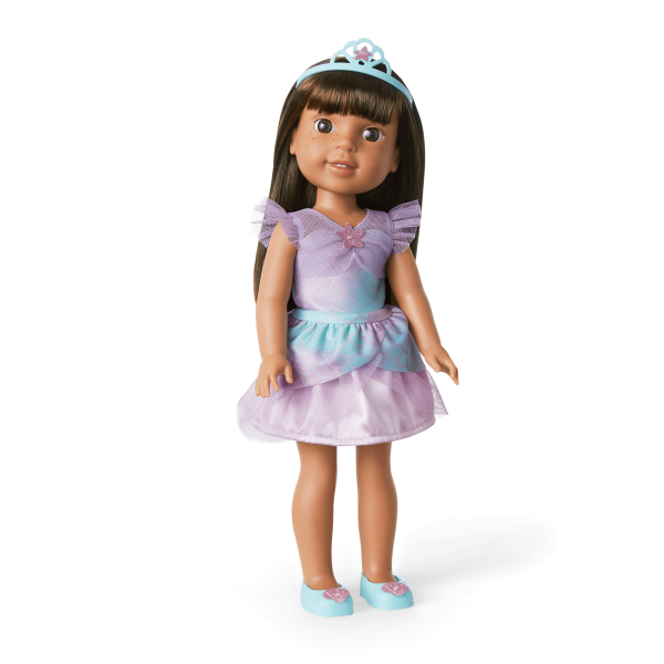 2-in-1 Sparkly Mermaid Outfit for WellieWishers™ Dolls