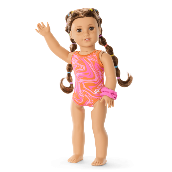 Lila's™ Gymnastics Practice Outfit for 18-inch Dolls (Girl of the Year™ 2024)
