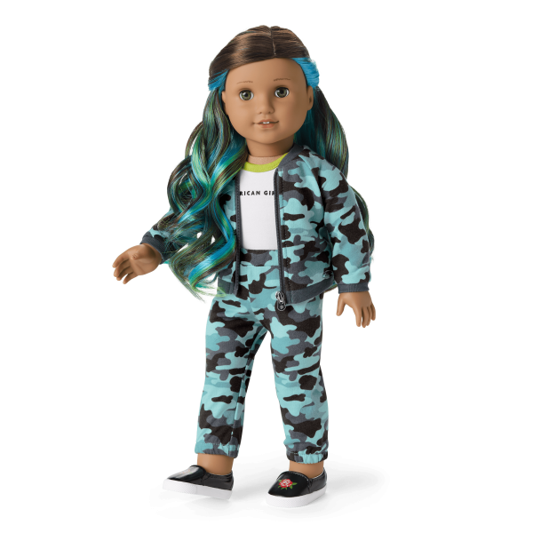 Truly Me™ 18-inch Doll #89 with wavy dark-brown hair