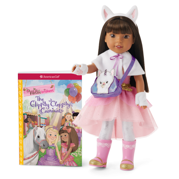 Ashlyn™ Doll. Book & Magical Llamacorn Accessories