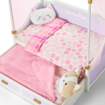 All Set for Sleepovers Canopy Bed for 18-inch Dolls