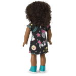 Truly Me™ 18-inch Doll #112 with short curly dark-brown hair