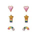 American Girl® x Stephanie Gottlieb Golden Glow Earring Set for 18-inch Dolls