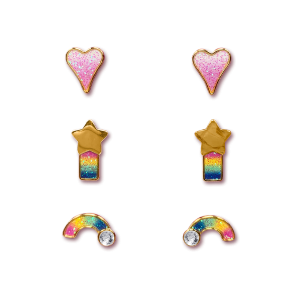 American Girl® x Stephanie Gottlieb Golden Glow Earring Set for 18-inch Dolls