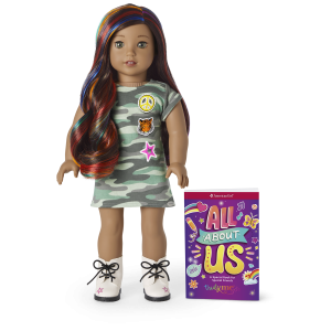 Truly Me™ 18-inch Doll #120 with wavy dark-brown hair
