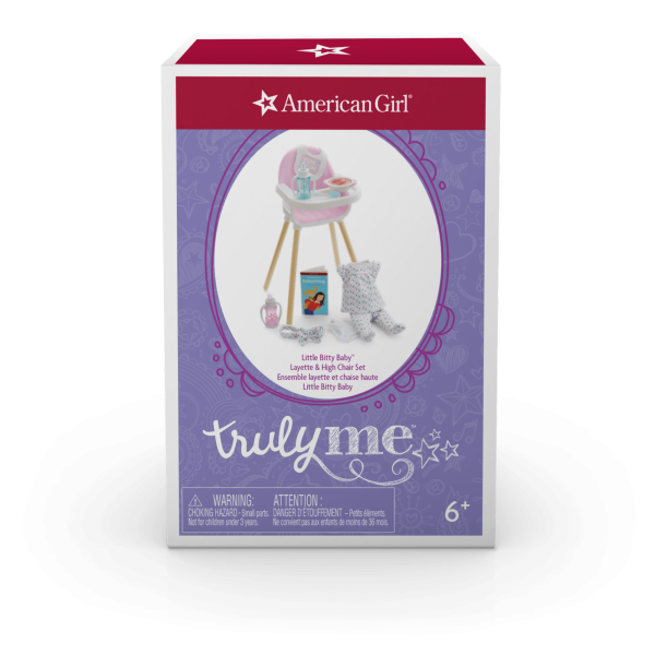 Little Bitty Baby™ Layette & High Chair Set for 7.75-inch Dolls