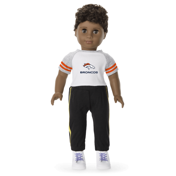 American Girl® x NFL Denver Broncos Fan Tee for 18-inch Dolls