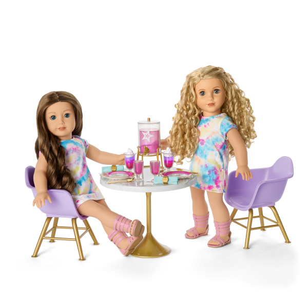 Kitchen Table for Two Set for 18-inch Dolls