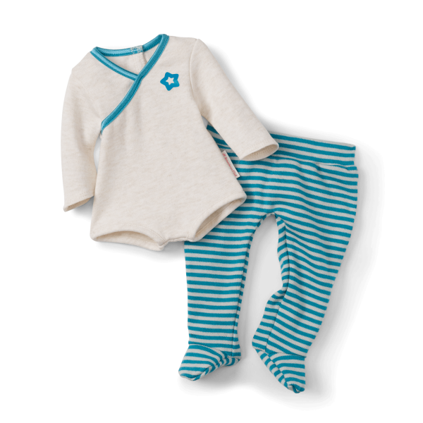 Bitty Baby® Doll #3 with blonde hair in Soft Blue