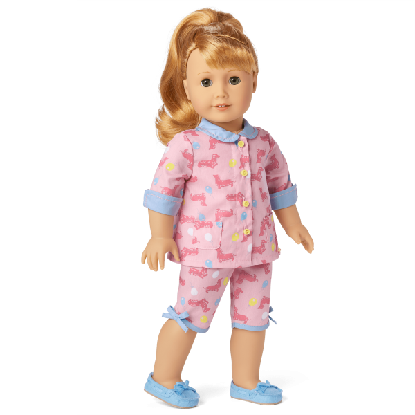 Maryellen's™ Dachshund Pajamas for 18-inch Dolls (Historical Characters)