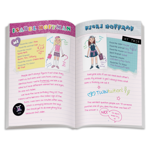 '90s Twins Isabel's™ Tennis Gift Set (Historical Characters)