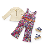 Julie's™ Floral Jumpsuit for 18-inch Dolls (Historical Characters)