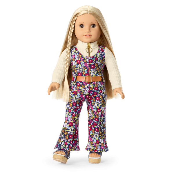 Julie's™ Floral Jumpsuit for 18-inch Dolls (Historical Characters)