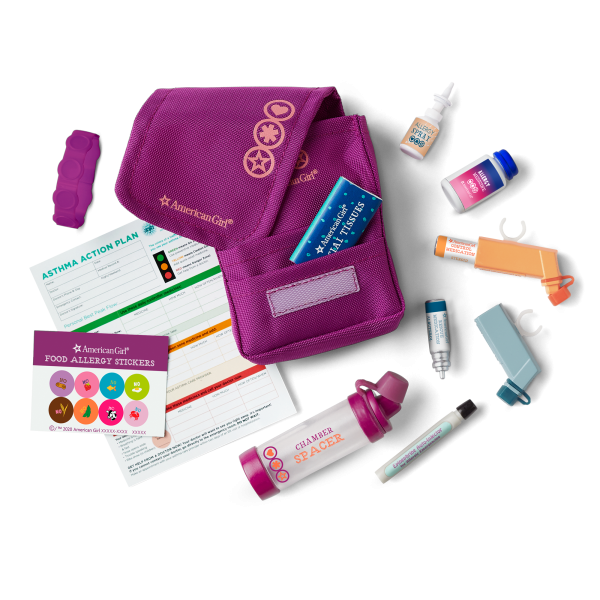 Asthma & Allergy Set for Dolls