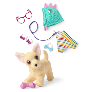 Barker Posey™ Dog for 18-inch Dolls & Fancy Pet Fashion Accessories