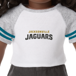 American Girl® x NFL Jacksonville Jaguars Fan Tee for 18-inch Dolls
