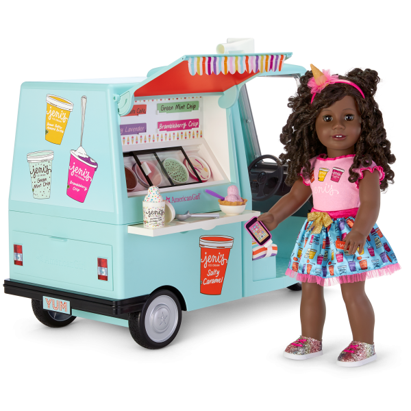 American Girl® x Jeni's Full of Flavor Ice Cream Truck for 18-inch Dolls