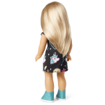 Truly Me™ 18-inch Doll #100 with layered straight blonde hair