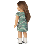 Truly Me™ 18-inch Doll #107 with layered straight brown hair