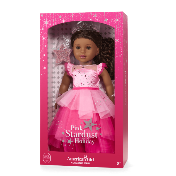 American Girl® 2024 Pink Stardust Holiday Collector Doll
