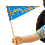 American Girl® x NFL Los Angeles Chargers Fan Outfit & Accessories for 18-inch Dolls