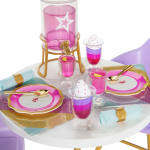 Kitchen Table for Two Set for 18-inch Dolls