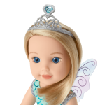 Colorful Butterfly Skirt & Wings Accessory Set for WellieWishers™ Dolls