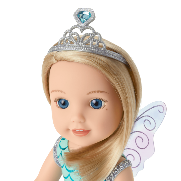 Colorful Butterfly Skirt & Wings Accessory Set for WellieWishers™ Dolls