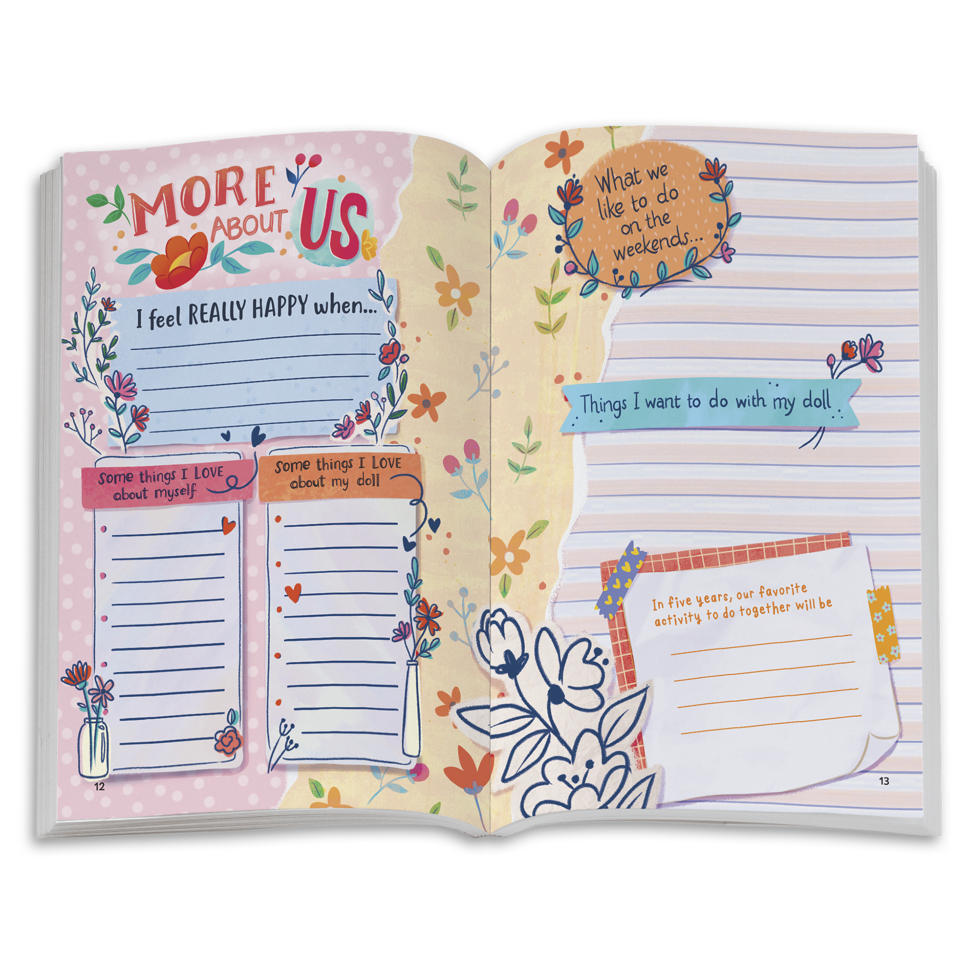 Truly Me™ 18-inch Doll #126 with long wavy brown hair