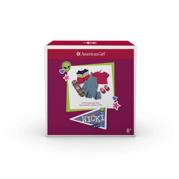 Nicki's™ Skateboarding Outfit for 18-inch Dolls (Historical Characters)