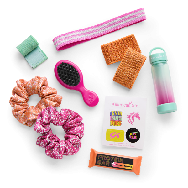 Lila's™ Gym Bag & Gear for 18-inch Dolls (Girl of the Year™ 2024)