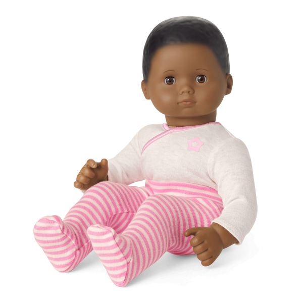 Bitty Baby® Doll #1 with black hair in Pretty Pink