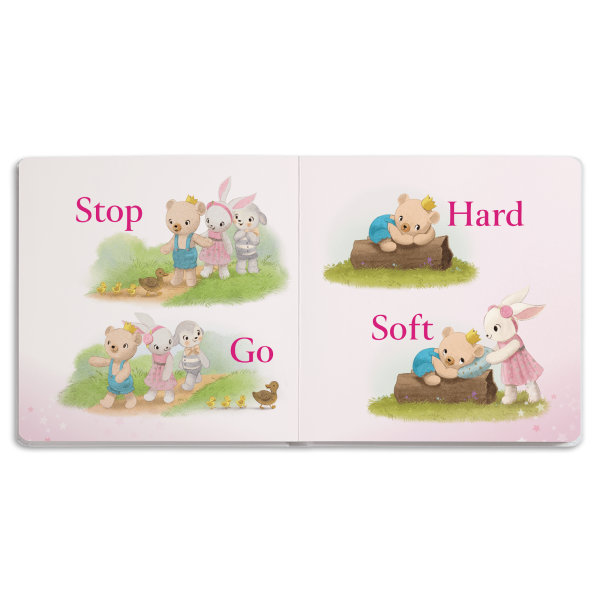 Bitty's™ Bear Friend & Opposites All Around Board Book