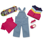 '90s Twins Nicki's™ Skateboarding Gift Set (Historical Characters)